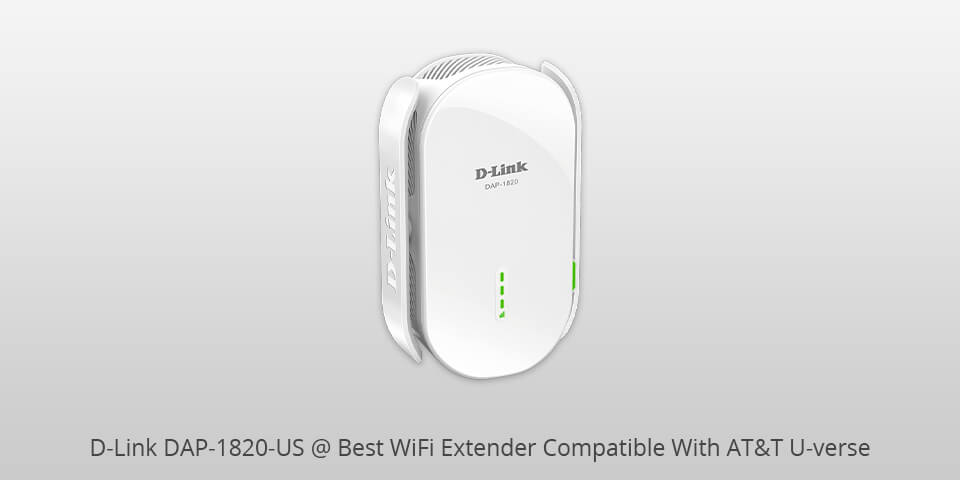 d-link dap-1820-us wifi extender compatible with att uverse
