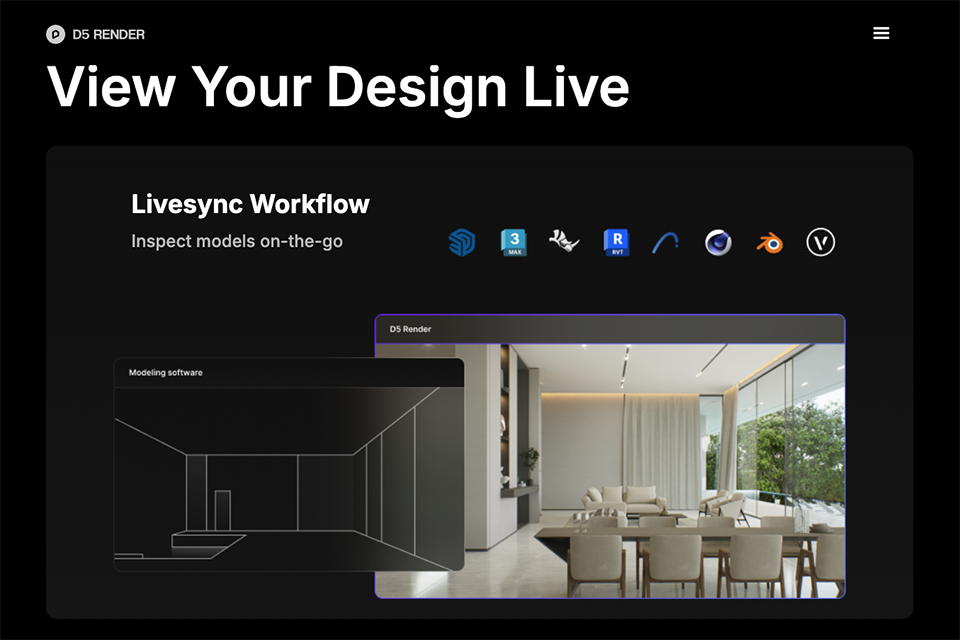 d5render free architectural design software