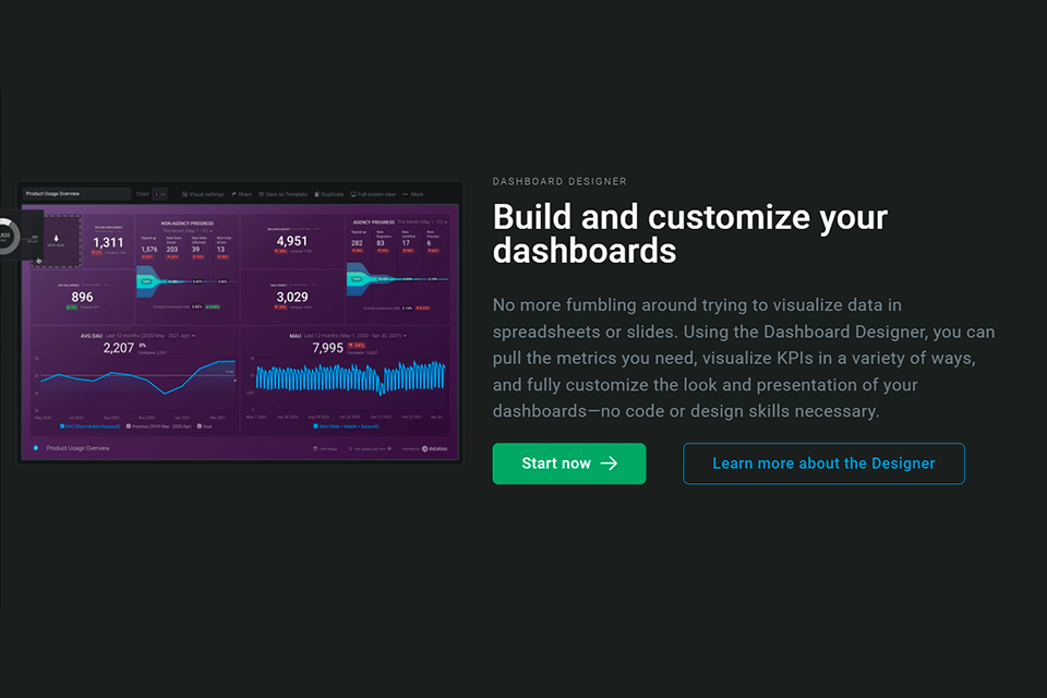 databox platform convenient dashboards builder