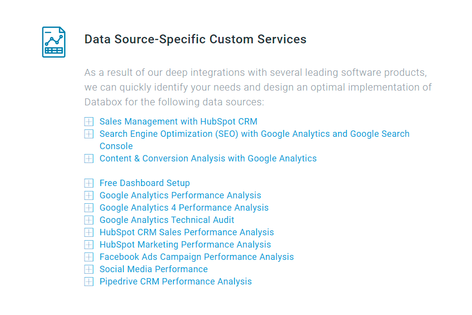 databox platform custom services