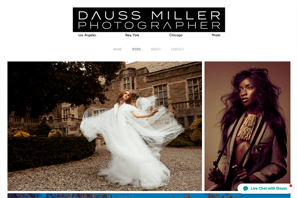 dauss miller photographer website