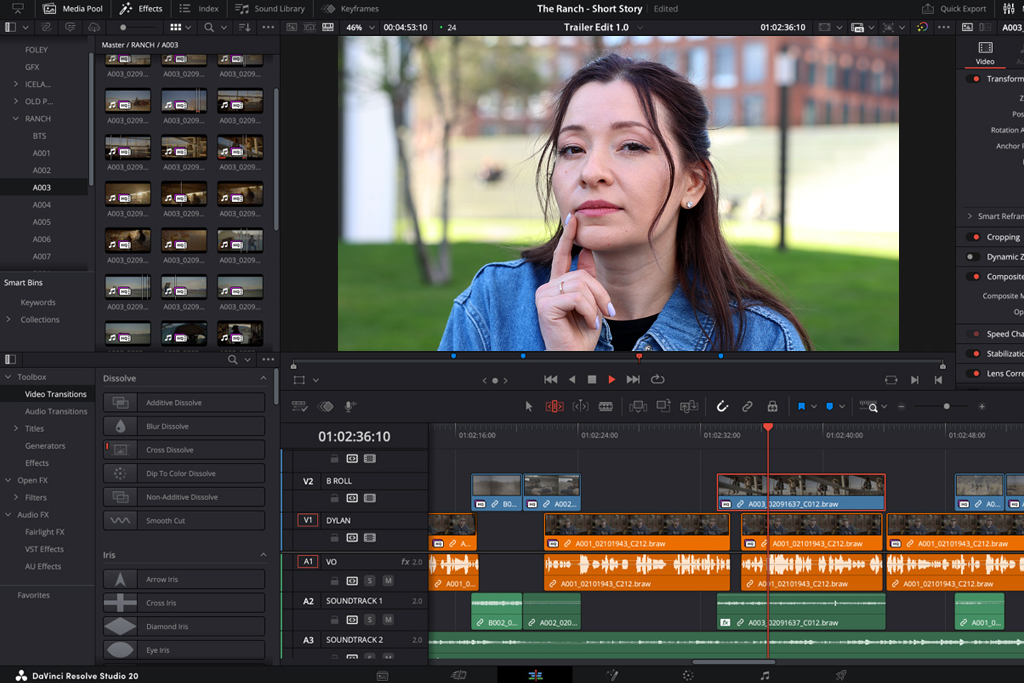 davinci resolve free youtube video editor