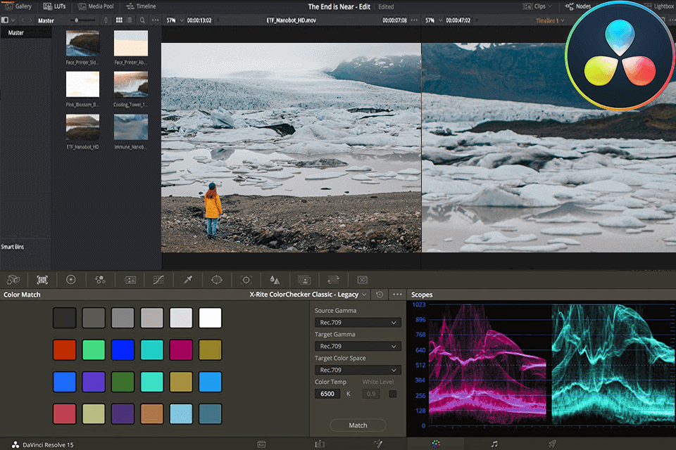 davinci resolve interface