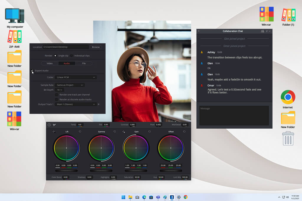 davinci resolve video collaboration software