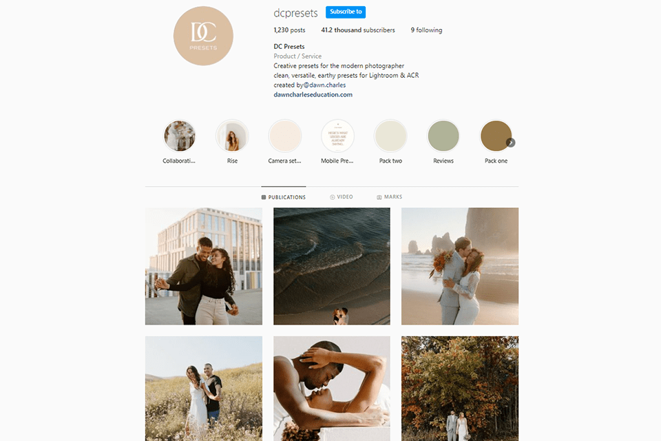 فجر تشارلز المسبقة الانستقرام