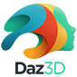 daz 3d free graphic design software logo