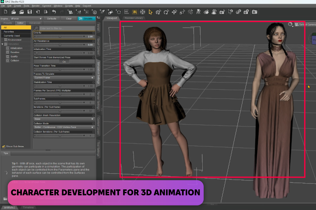 daz studio animation software