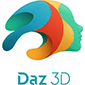 daz studio cgi animation software logo