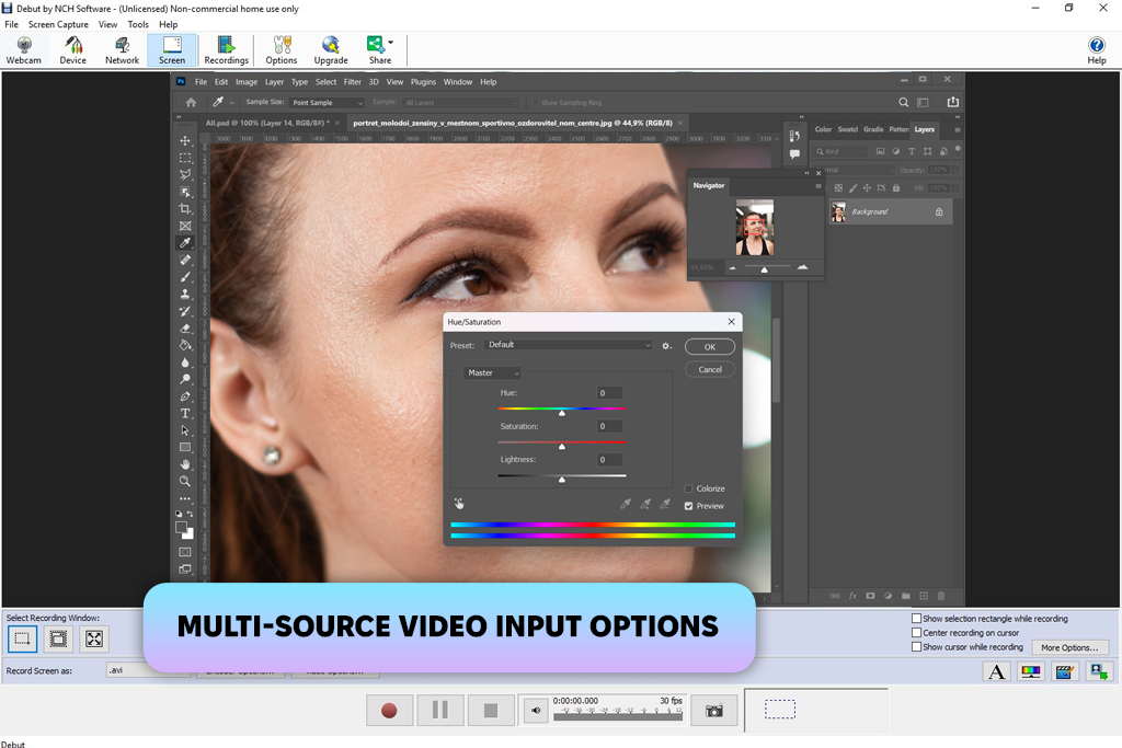 debut video capture free screen recording software