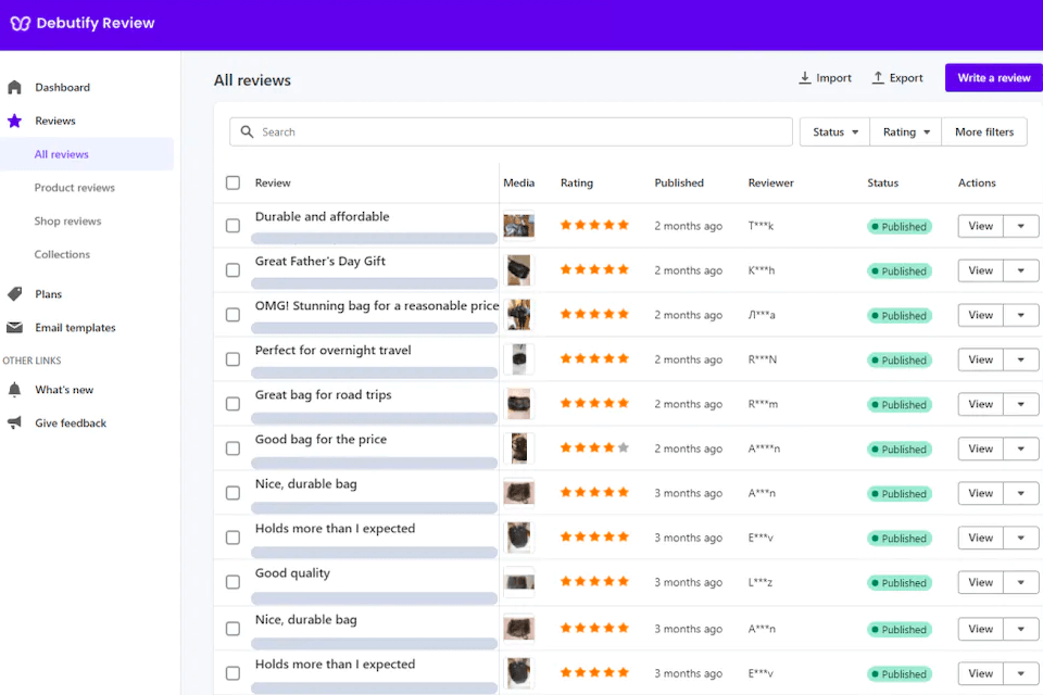 debutify reviews tool