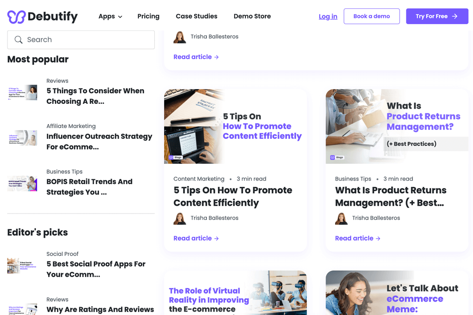 debutify toolkit blog
