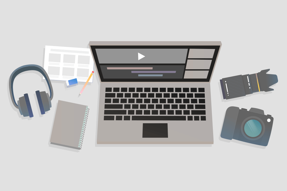 deep focus ux ui design vector
