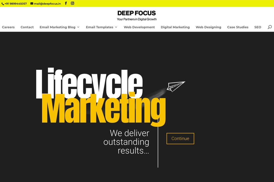 deep focus website