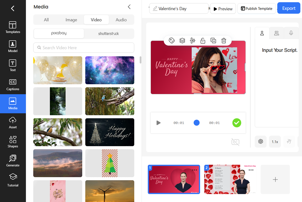 deepbrain ai free youtube video editor