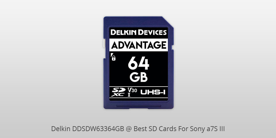 delkin ddsdw63364gb sd card for sony a7siii