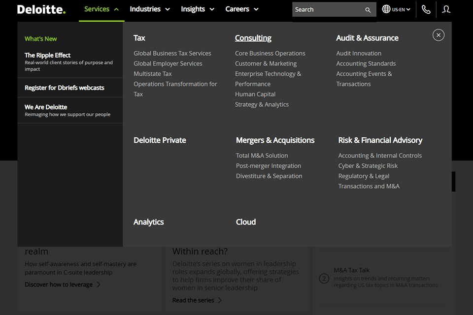deloitte consulting llp company website