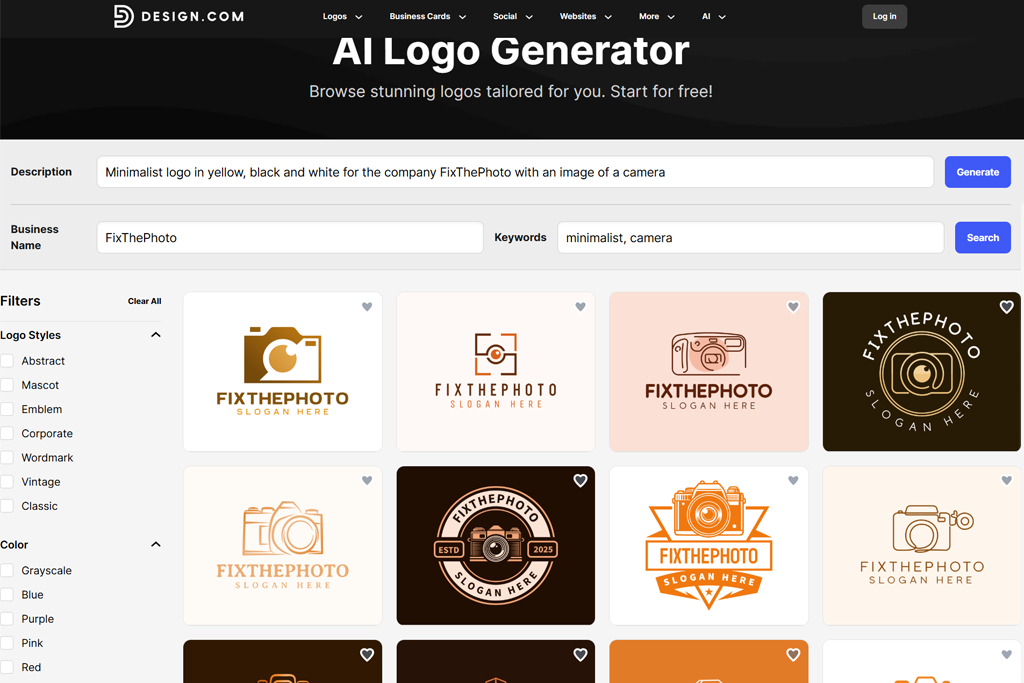 design ai logo generator