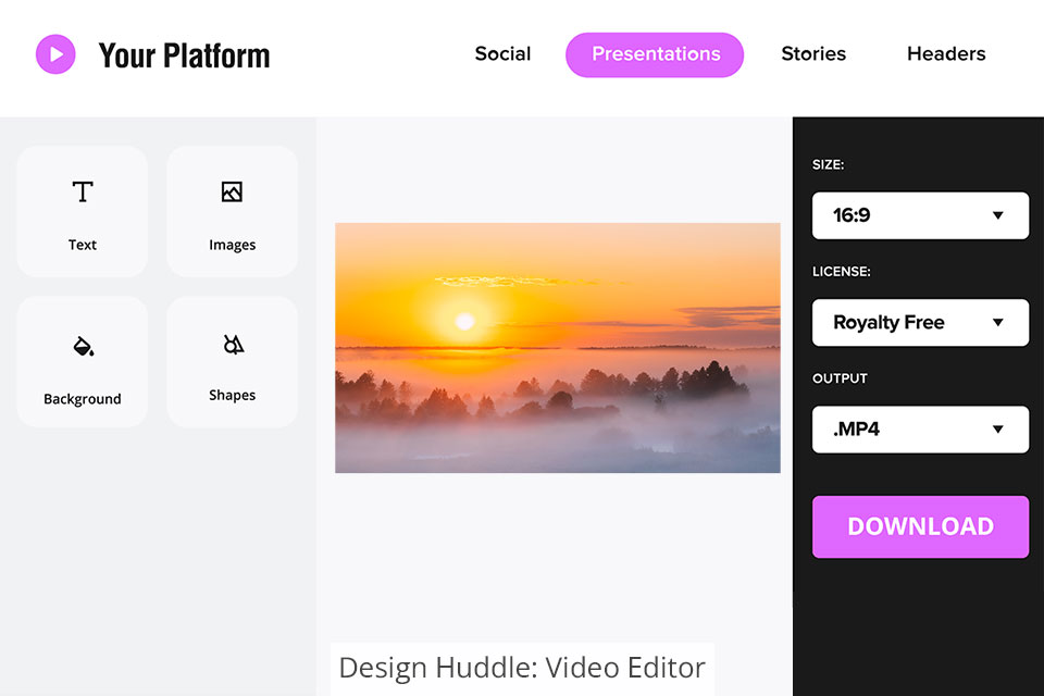 design huddle video editor