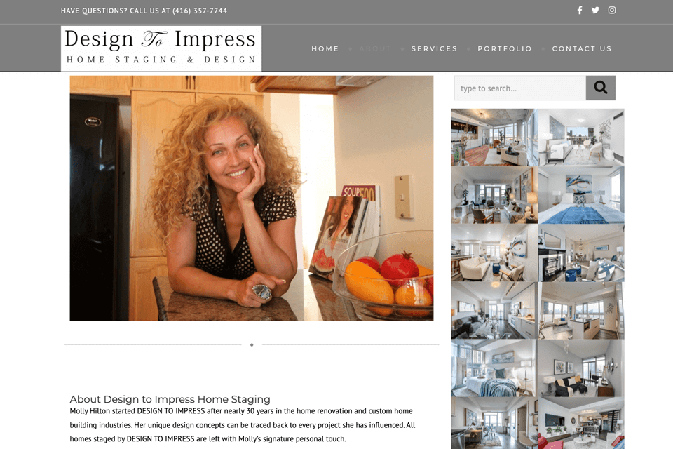 design to impress interface