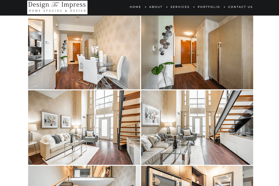 design to impress loft staging