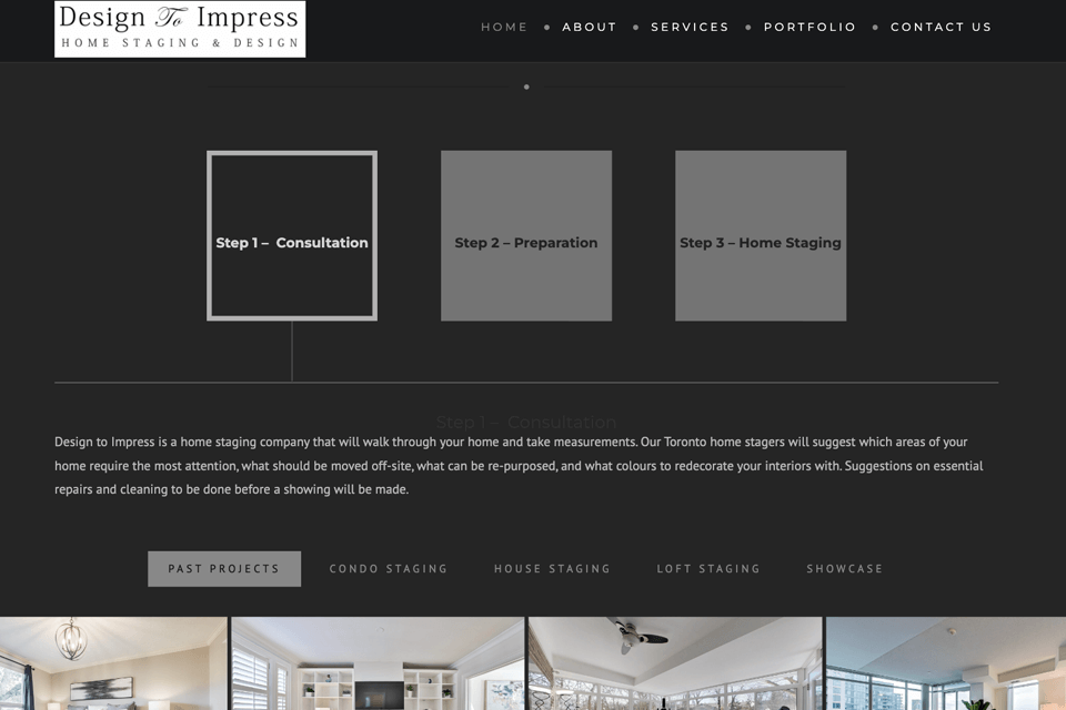 design to impress interface process
