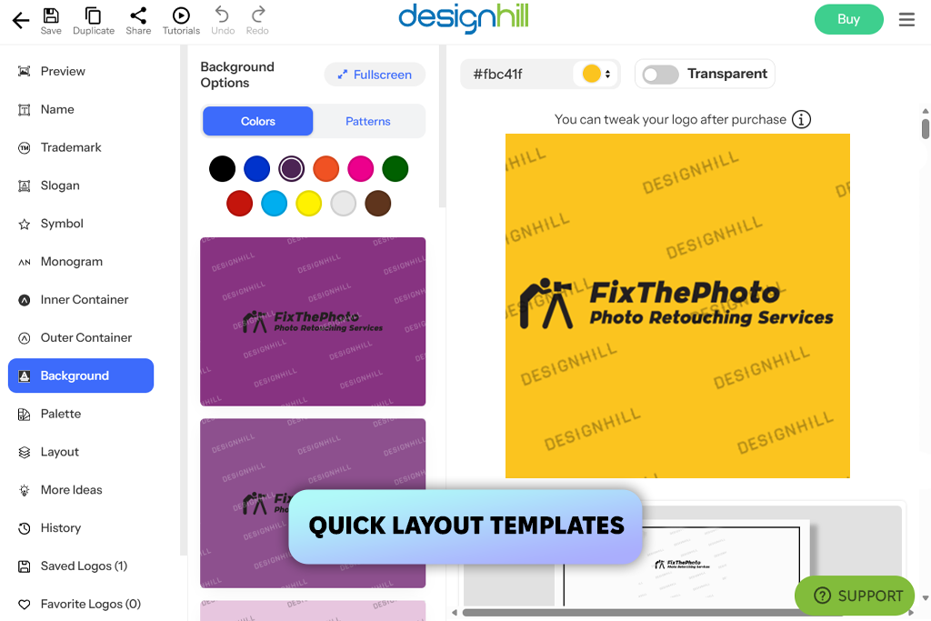 designhill badge maker online
