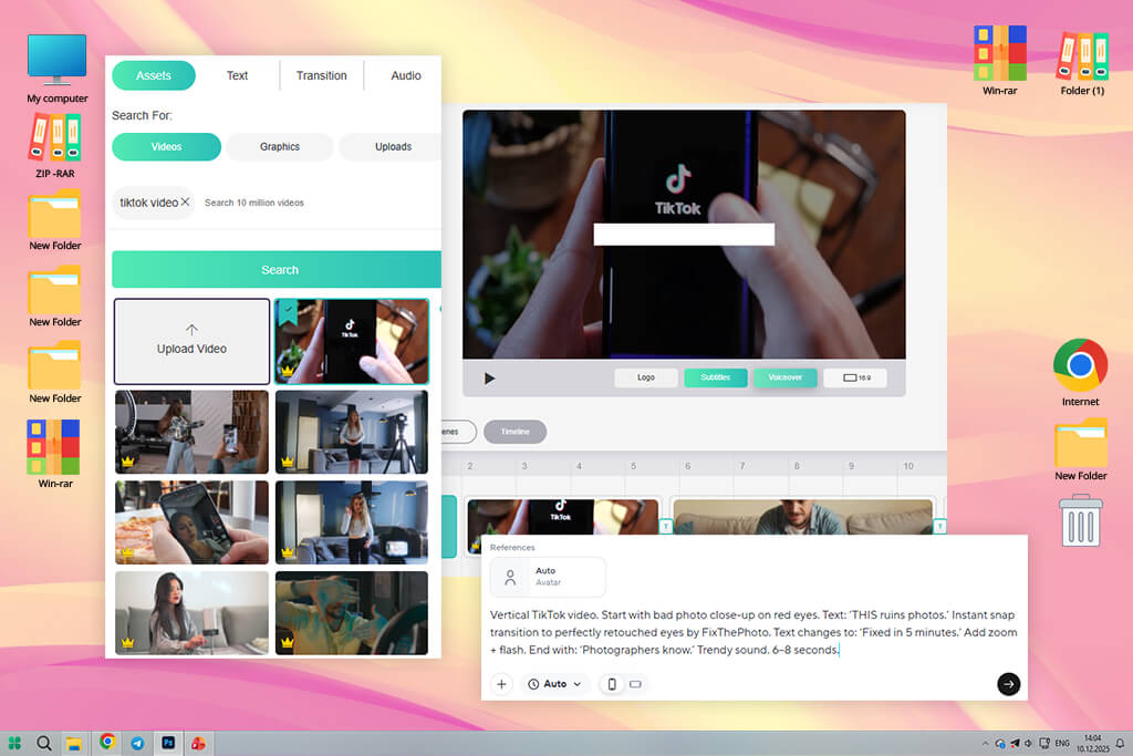 designsai ai tiktok videogenerator