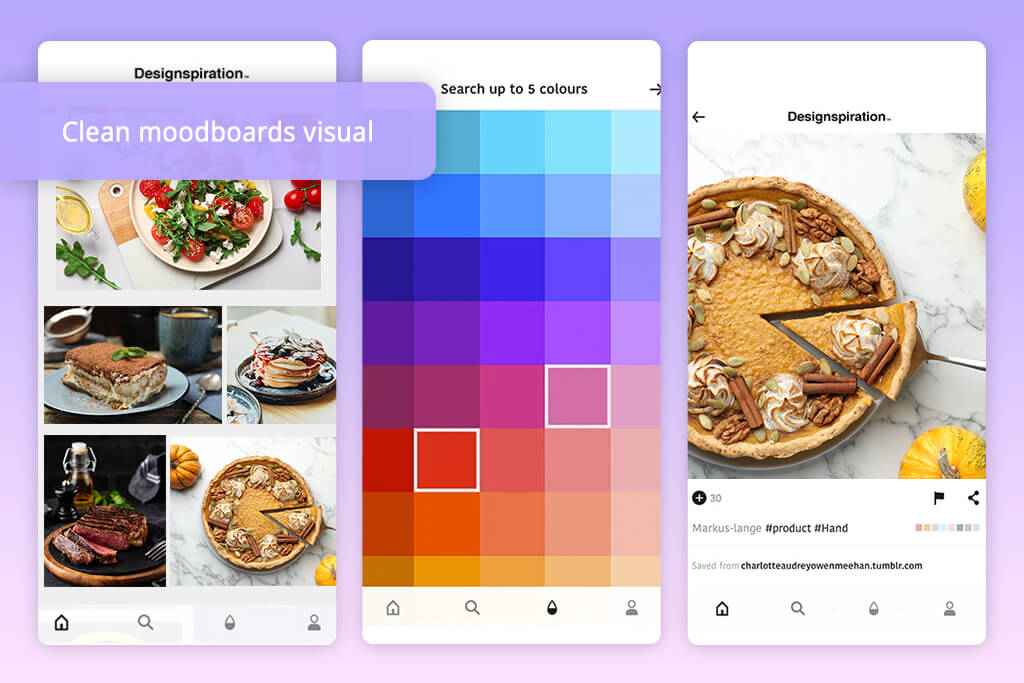 designspiration app like pinterest