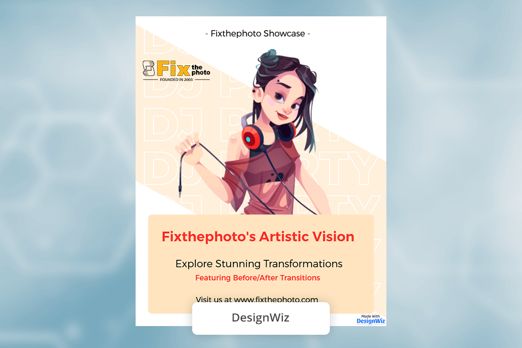 designwiz ai flyer generator