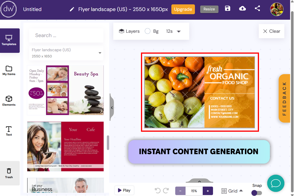 designwizard tool for designers