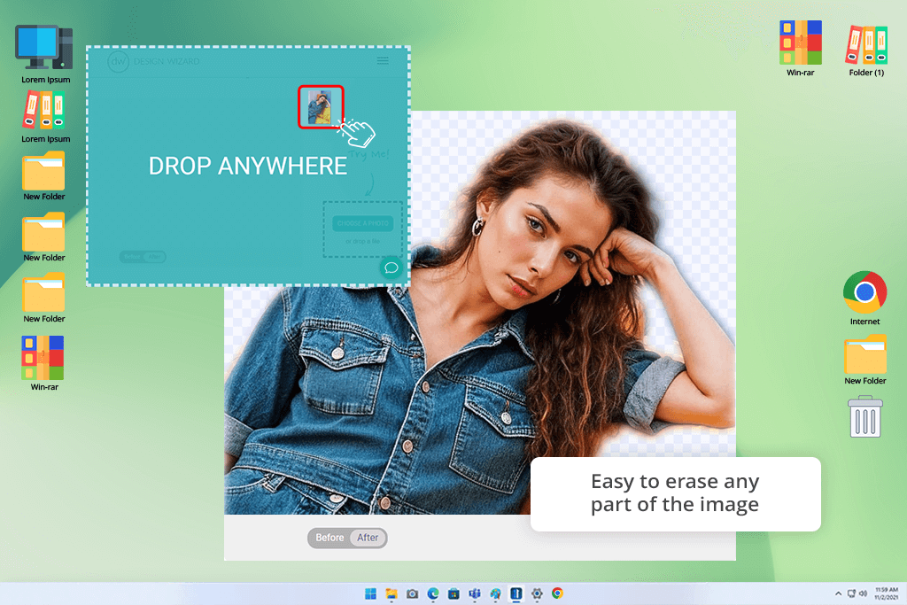 designwizard free background removal software