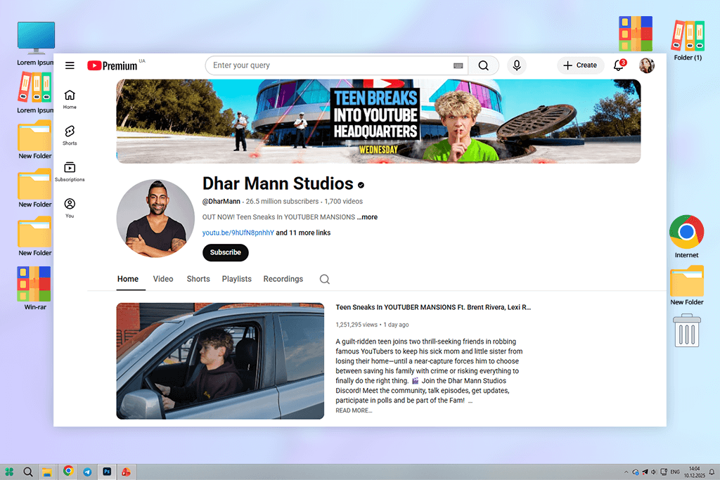 dhar mann youtube channel