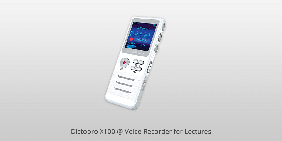 dictopro x100 voice recorder for lectures