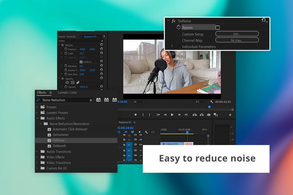 diegetic sound editing in adobe premiere pro