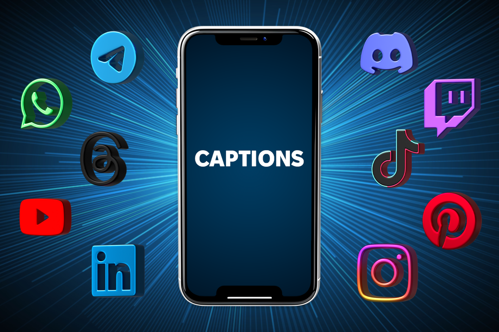 different caption formats