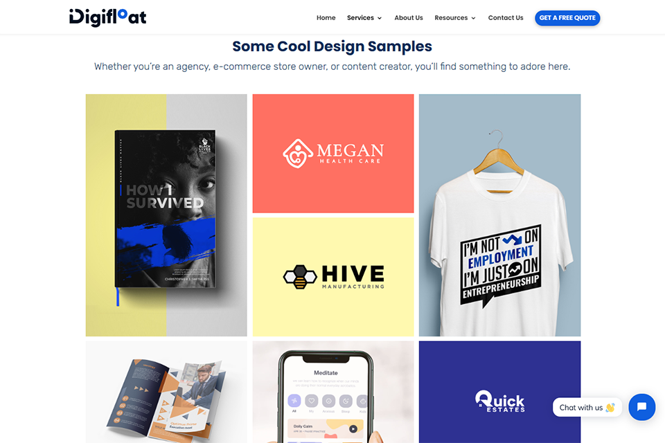 digifloat io graphic design company