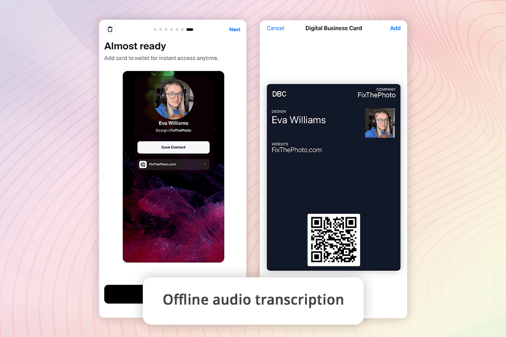 digitalbusinesscard free business card software