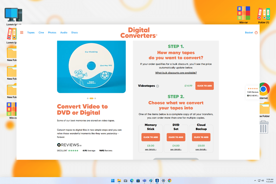 digitalconverters co uk digitizing service for videos