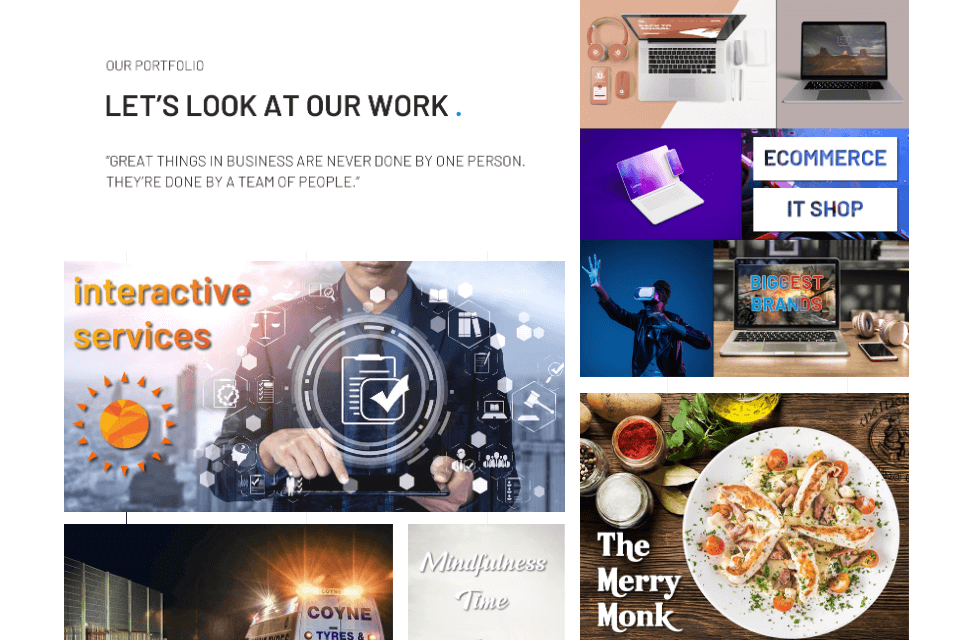 digitallab agency extensive collection of projects