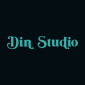 din studio graphic design blog logo
