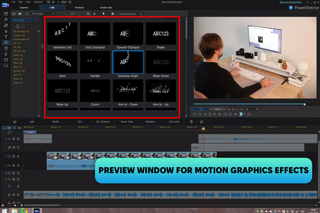 director suite 365 motion effects