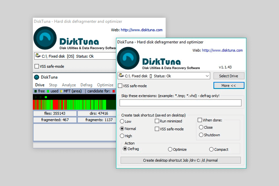 disktuna software