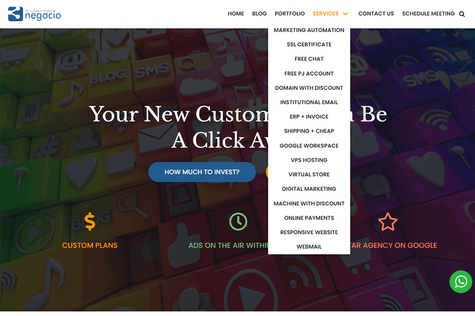 publicar meu negocio site da empresa de consultoria