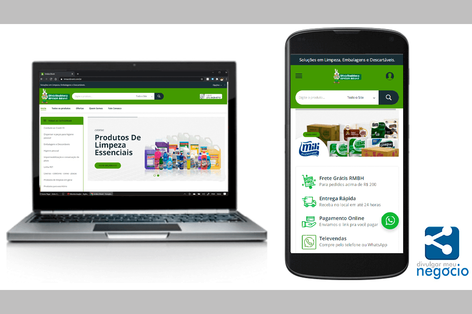 divulgar meu negócios agência ecommerce o site