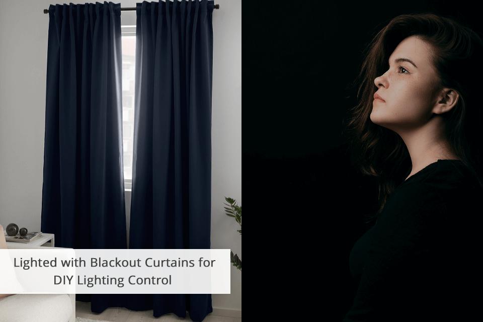 diy photography lighting blackout curtains