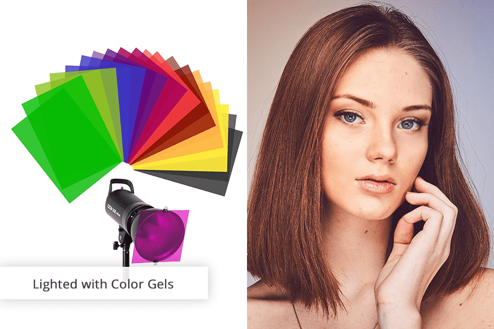 diy photography lighting color gels