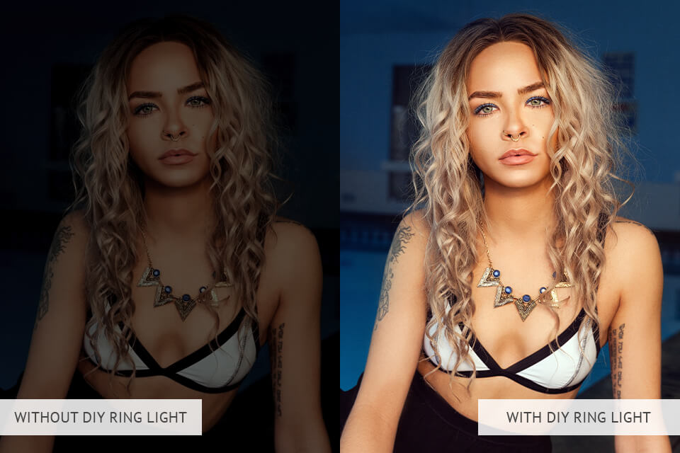 diy ring light results