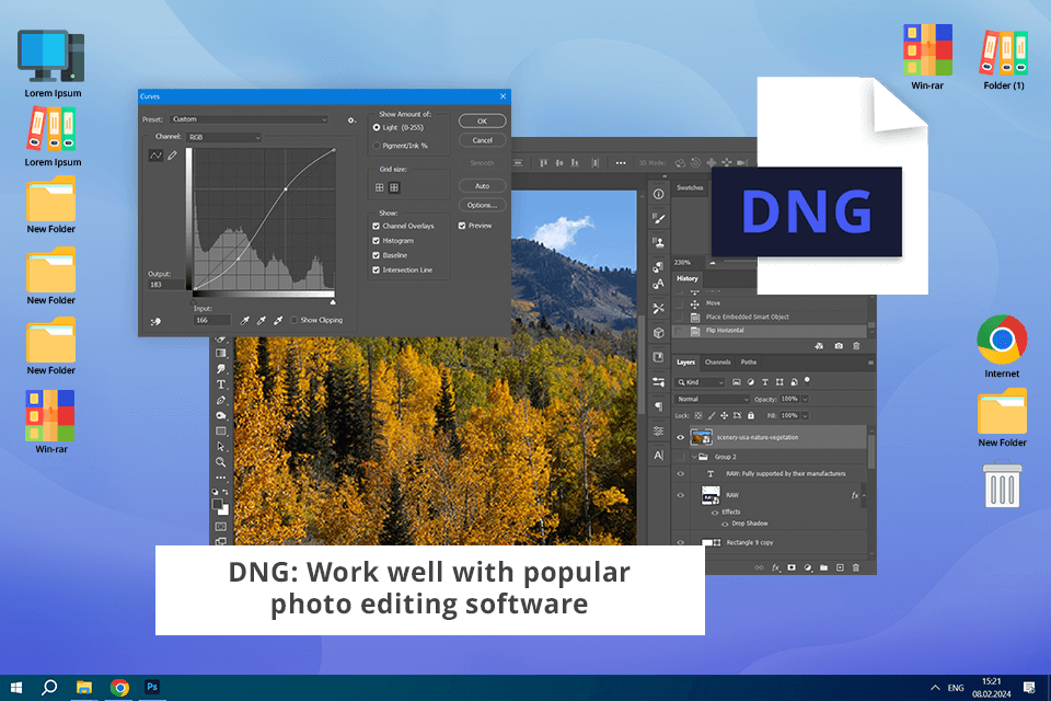 dng vs raw editing