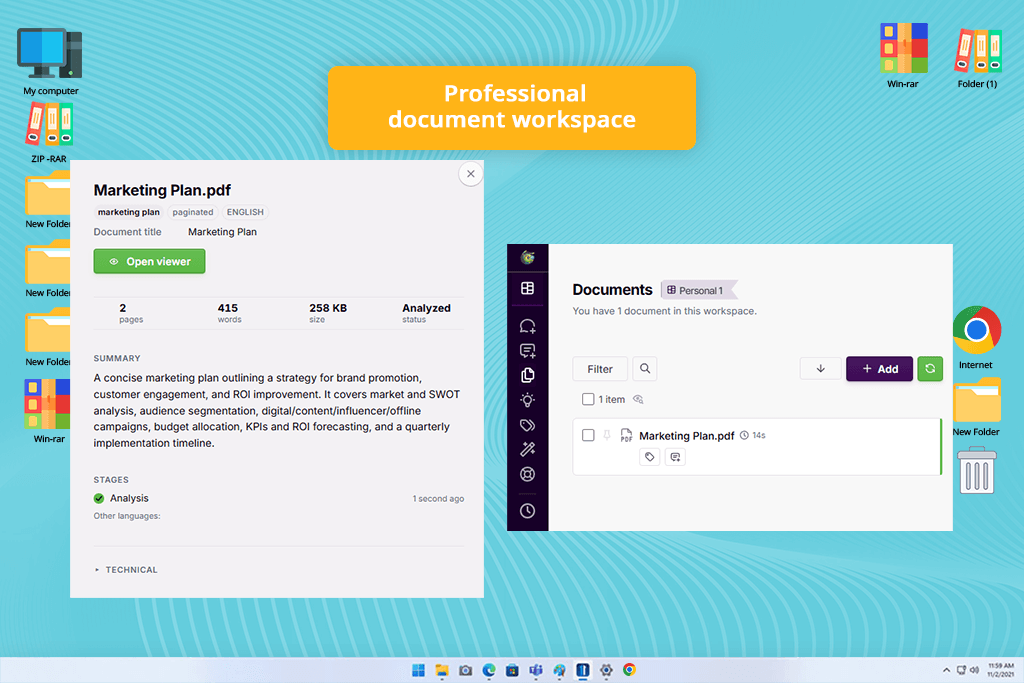 docanalyzer ai document analysis software