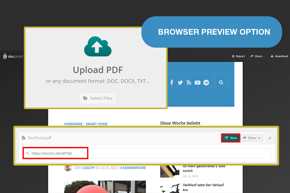 docdroid tool to share pdfs online